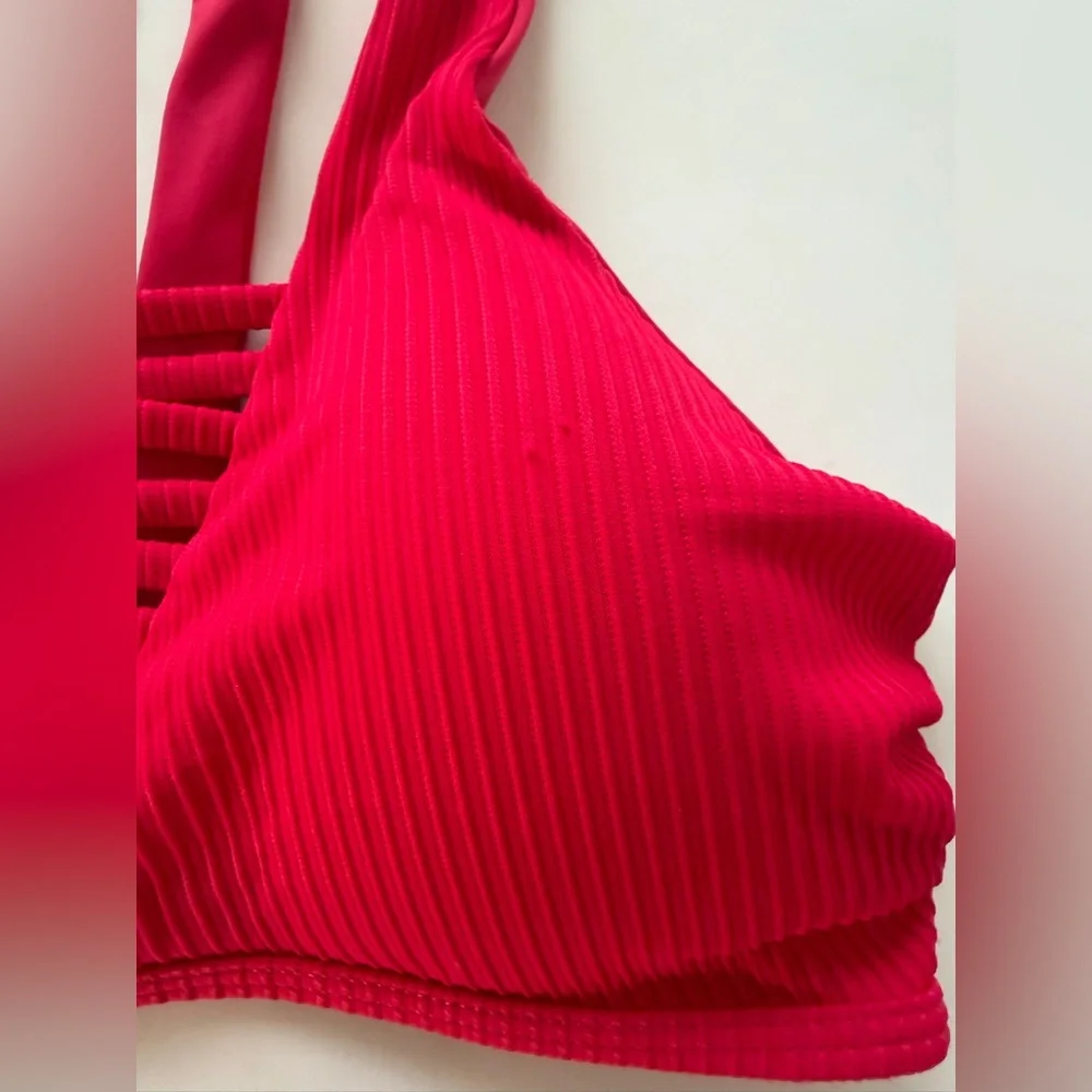 TiniBikini Reversible ‎ Crimson Crisscross Bikini Set